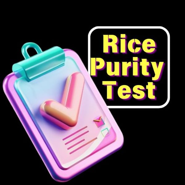 Rice Purity Test