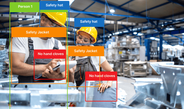 Powerful PPE detection: How computer vision AI proves beneficial in automotive parts manufacturing