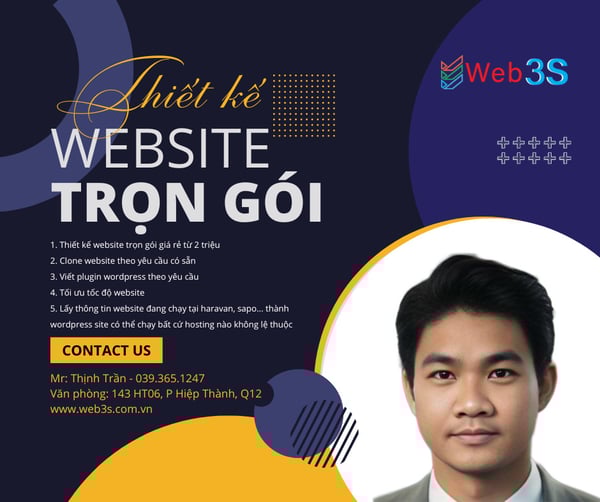 Web3s - Nền tảng tạo website tự động bằng wordpress