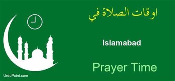 Prayer time in lahore today