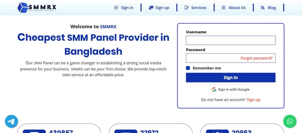 Best and Cheapest SMM Services Provider in Bangladesh - SMMRX